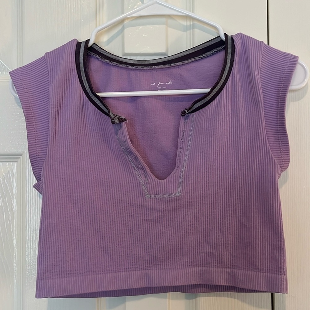 Free People Cropped baby tee.